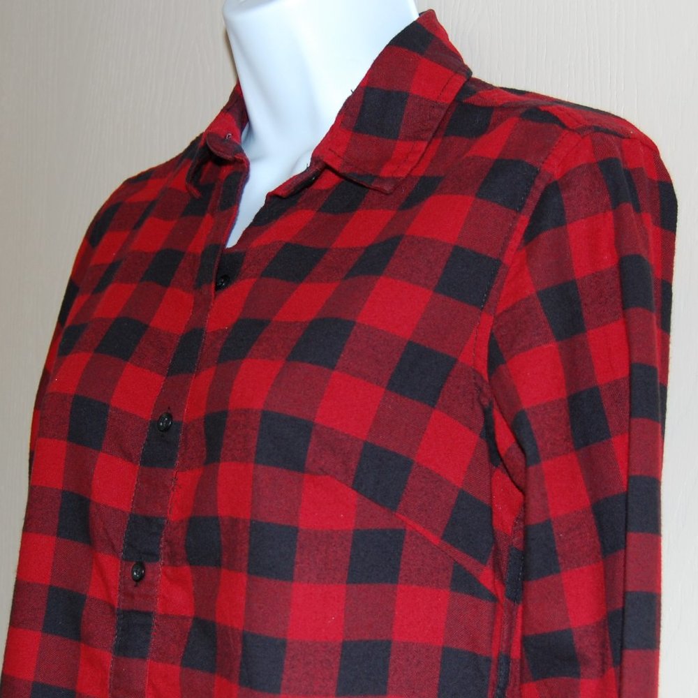 Pendleton Audrey Fitted Buffalo Flannel Shirt Xs - image 5